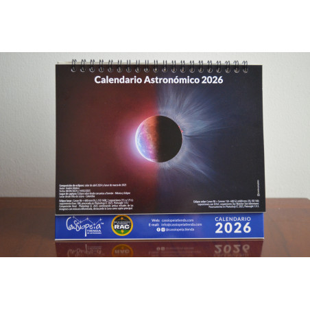 Calendario Astronómico Cassiopeia 2026