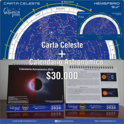 Promo Combo Carta Celeste + Calendario Astronómico 2026