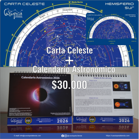 Promo Combo Carta Celeste + Calendario Astronómico 2026